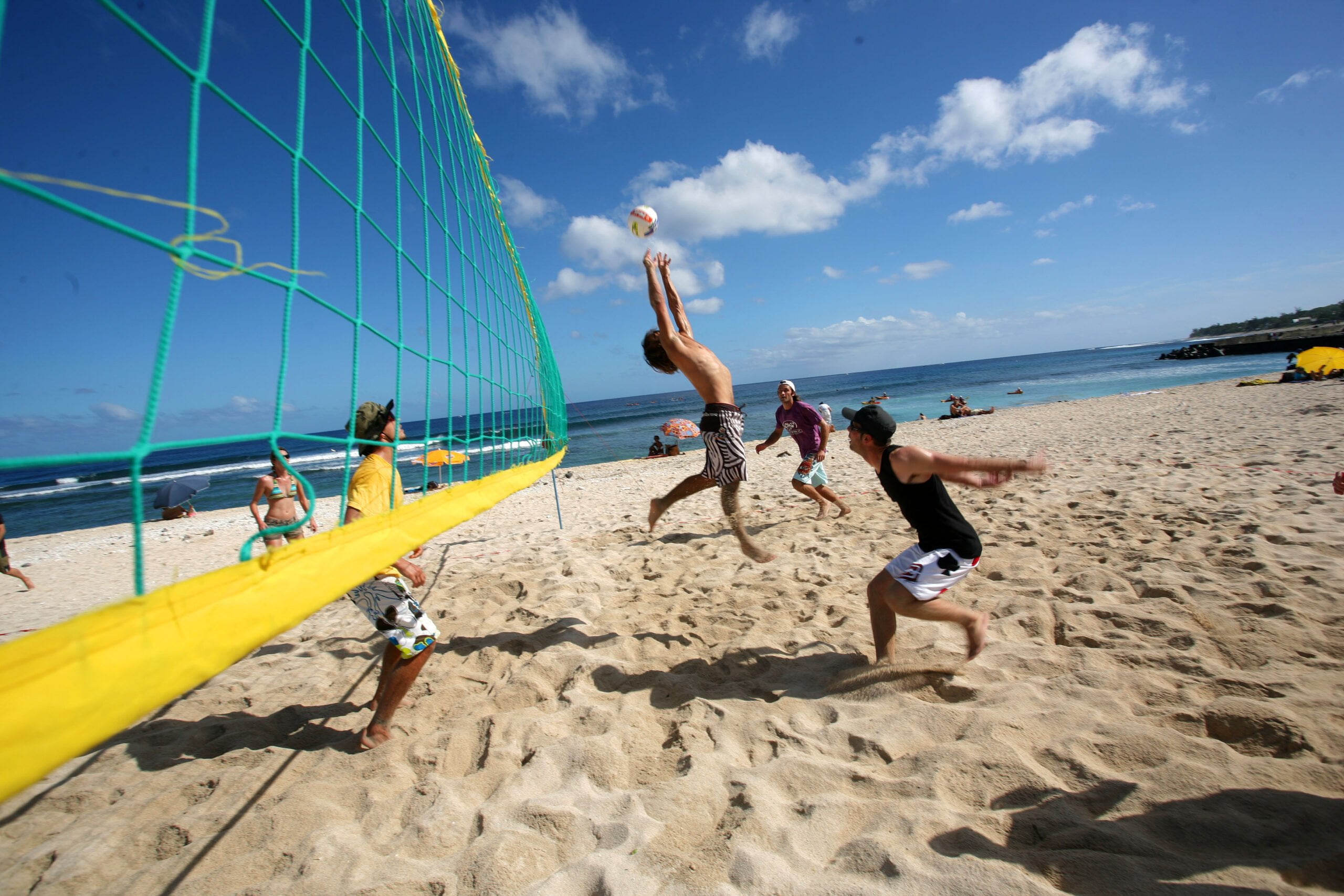 Beach Volley, plage des Brisants. La Réunion